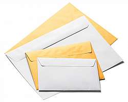 Envelopes para resultado de exames