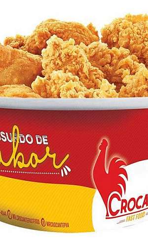 Balde descartável para frango frito Balde descartável para frango frito